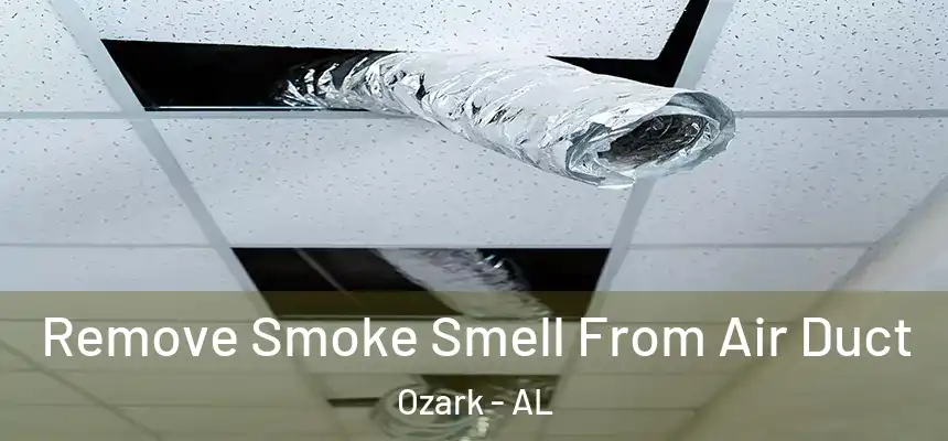 Remove Smoke Smell From Air Duct Ozark - AL